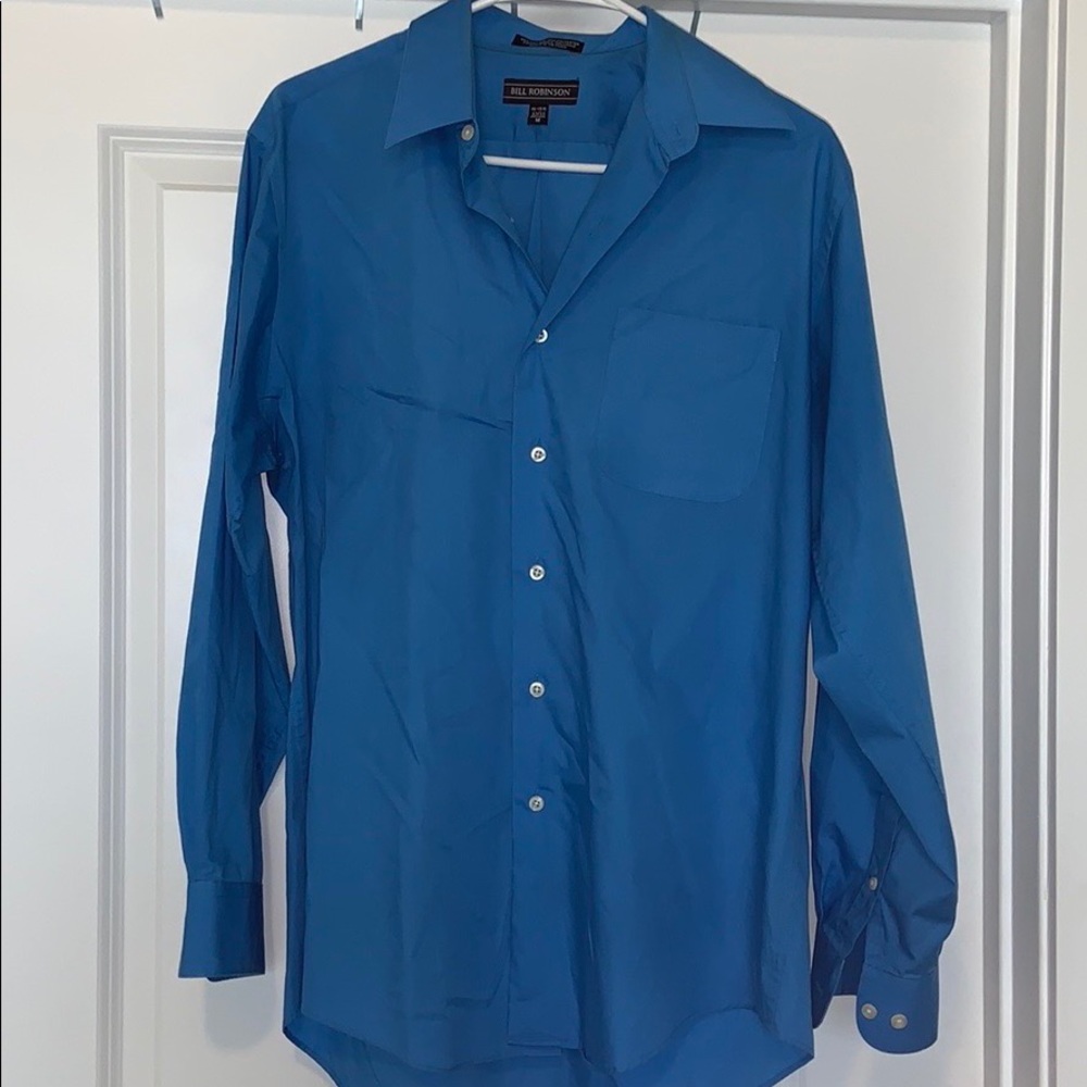 Blue Men’s Button-Down